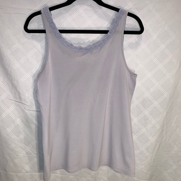 2 4/$25 BANANA REPUBLIC PURPLE TANK TOP - Picture 2 of 6